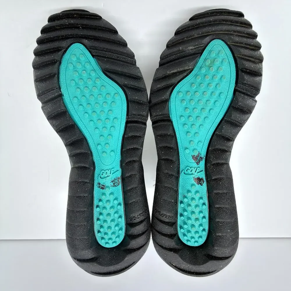 Nike Air Max 270 Golf Shoes Men 8 White Dusty Cactus CK6483-100 Lace Up Sporty - Picture 9 of 12